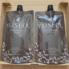 YUSEEK クリームシャンプー ダークブラウン 350g 2個 - メルカリ