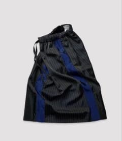 ドリスバンノッテン　黒 ストライプ フリンジ タイトスカート DRIES VAN NOTEN ストライプ タイトスカート - メルカリ