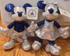 ディズニー ミッキー ミニー ぬいぐるみ セット スパンコール＆ラインストーン Sale】 ミッキー ミニー ぬいぐるみ セット スパンコール＆ライン