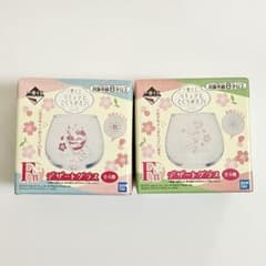 이치 반 쿠지 리락쿠마 사쿠라의 카페 F상 디저트 글라스 (2 개 세트)