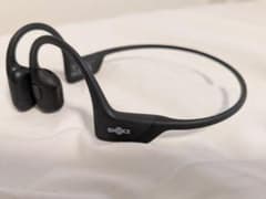 Shokz OpenRun 骨伝導イヤホン ブラック 動作確認済 充電ケーブル付のサムネイル