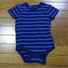 babyGap 半袖ボーダーロンパースのサムネイル