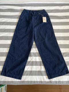 無印良品ワイドパンツ Mサイズ ブルーのサムネイル