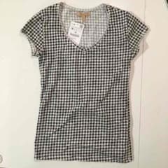 新品ZARA千鳥タグ付き♡Ｍ(Ｌ位のゆとり)Tシャのサムネイル