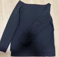 【allureville】ブラック 長袖ニットのサムネイル