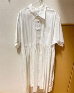 【(^-^)様 専用】チャイナ ワンピース 白のサムネイル