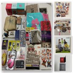 嵐グッズ① 一部使用品あり】嵐♡グッズ・うちわ・フォト 会員限定品などオマケ