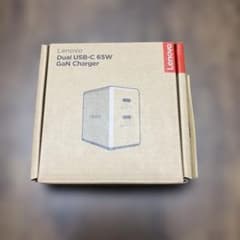 Lenovo 65W デュアルUSB Type-C GaN ACアダプター