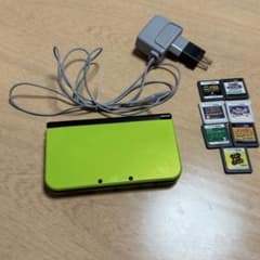 k*送様 NEW Nintendo 3DSLL ライムグリーン 本体 ソフトのサムネイル
