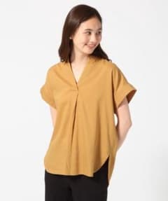 コットンレーヨンスキッパーシャツ半袖のサムネイル