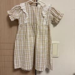 ベビー用 チェック柄 ワンピース 80のサムネイル