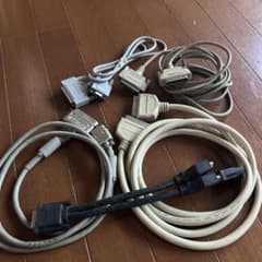 【ジャンクレトロPC用 ケーブル まとめ売り（SCSI / RS-232C等）Fのサムネイル