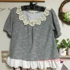 axes femme BACKデザイン半袖トップスのサムネイル