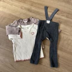 ベビー トップス パンツ 3点セット 60-70cm