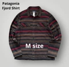 パタゴニア フィヨルド フランネルシャツ マルチボーダー ネイティブ M