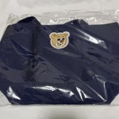FEILER フェイラー オールドテディ ワッペントートバッグ（L）ネイビーのサムネイル
