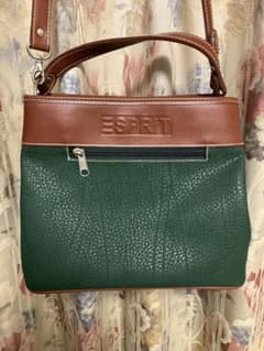 ESPRIT グリーンブラウン ショルダーバッグのサムネイル