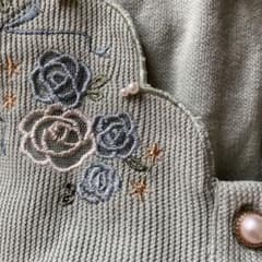 アクシーズファム　ローズ刺繍カットカーディガンのサムネイル