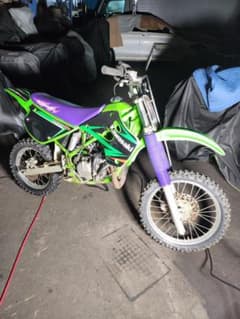 つかささん用BAS送料込み　Kawasaki KX80 オフロードバイクのサムネイル
