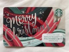 【美品】スターバックスカード　2018年　メリークリスマスのサムネイル