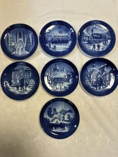 Royal Copenhagen イヤープレート 1991-1997 7枚セットのサムネイル