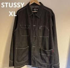 STUSSY(ステューシー) ブラックデニムジャケット XLのサムネイル