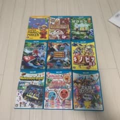 値下げ交渉可能です！WiiUソフト9個セットのサムネイル