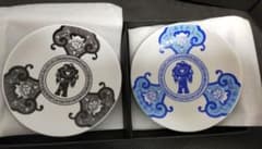 万博有田焼豆皿　万博ミャクミャク有田焼　アリタポーセリンラボ　２枚 万博有田焼豆皿 万博ミャクミャク有田焼 アリタポーセリンラボ 2枚