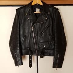 REAL LEATHER MadeInEngland製ダブルライダースジャケットのサムネイル