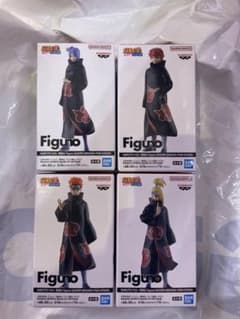 NARUTO ナルト 疾風伝 Figuno 暁 全4種コンプセット - メルカリ
