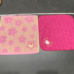 148平成 ハローキティタオルハンカチ2枚Sanrio ハンドタオルミニハンカチのサムネイル