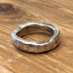 市松 リング silver刻印 幅約3mm シルバーリング 約13号 イチマツ 市松 リング silver刻印 幅約3mm シルバーリング 約13号 イチマツ