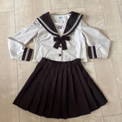 小学校　卒業式　セーラー服 上下セット Sサイズ　卒服のサムネイル