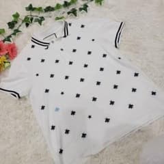 GUCCI　蜂　虫　刺繍　ホワイト　ポロシャツ　半袖　Tシャツ　ゴルフ　スポーツ GUCCI 蜂 虫 刺繍 ホワイト ポロシャツ 半袖 Tシャツ ゴルフ スポーツ