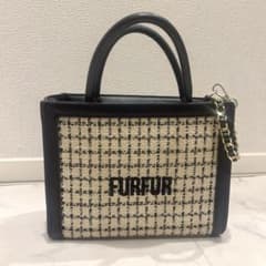 FURFUR 트위드 숄더백