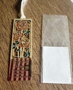 Hybrid Rose Botanical Stained しおりのサムネイル