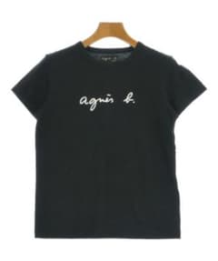 アニエスベー ロゴTシャツ ブラック T2 綿100% 半袖のサムネイル