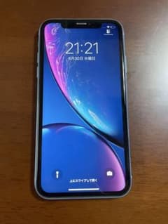 【値下げ　美品】iPhone XR（10r）Blue 128 GB auのサムネイル