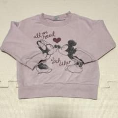 保育園着　ミッキー＆ミニー トレーナー 90 春秋冬　女の子のサムネイル