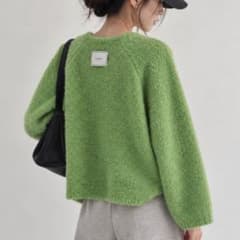 OVERDUEFLAIR FURRY WOOL KNIT 韓国ブランド nugu