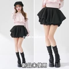 ダーリッチ darich ボリュームバルーンミニスカート ブラック FL