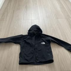 THE North Faceブラック フード付きジャケットのサムネイル