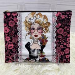 レディース·ファスナーポーチ‹ロラライハリス›‹ハンドメイド› - メルカリ