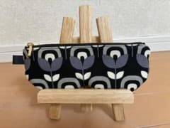 モノトーン北欧柄 メガネケース ハンドメイドのサムネイル