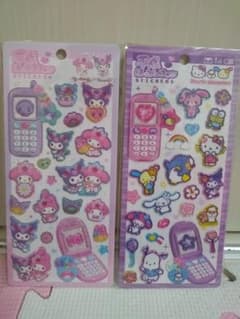 正規品　平成はっぴーフォンサンリオキャラクターズ　　2種類セット