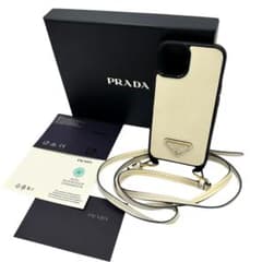 PRADA プラダ iPhone14ケース スマホショルダー トライアングルロゴ