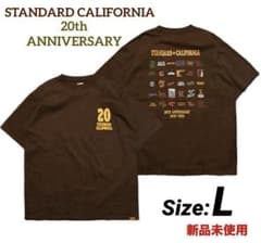 ✳︎新品✳︎ 限定 スタンダードカリフォルニア 20周年 Tシャツ L 茶