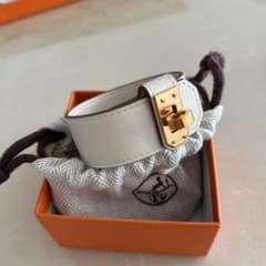 HERMES ケリーツイスト ナタ T3レザーブレスレット バングル エルメス 
