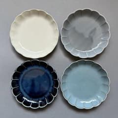 美濃焼　リンカ　輪花　16cm 小皿　プレート　6枚 美濃焼 リンカ 輪花 16cm 小皿 プレート 4枚 - メルカリ