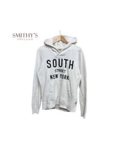 ★ スミス イングランド　刺繍　ビッグロゴ　3段 フード　プルオーバー　パーカー
